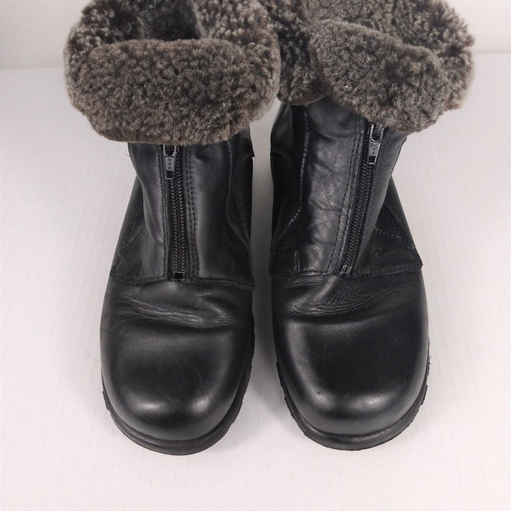 Martino Black Women's Winter Boot Size:8.5 Wide